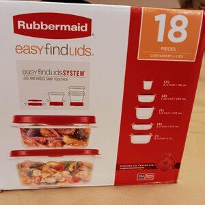 Rubbermaid 18 Piece Set with the Easy Find System
